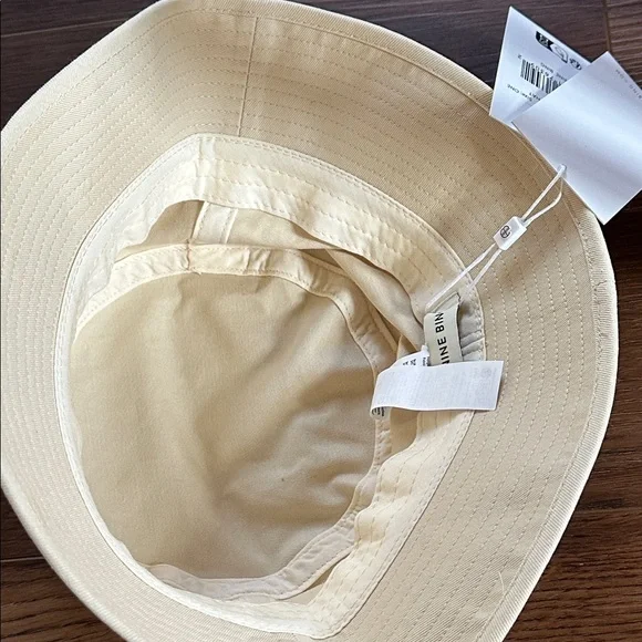 Anine Bing Cool Ivory Nicks Bucket Hat - Picture 9 of 9